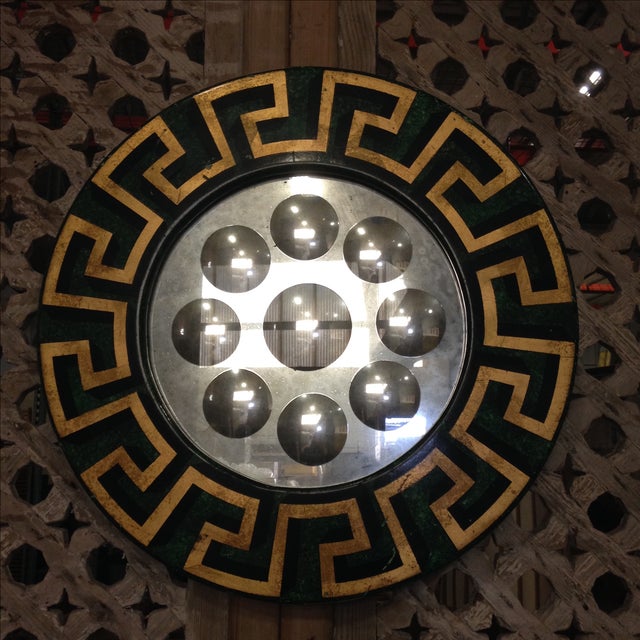 Iconic Greca Fornasetti Mirror With Greek Key For Sale In San Francisco - Image 6 of 7