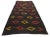 Vintage Handwoven kilim rug from Afyon region of Turkey. Approximately 50-60 years old. In very good condition