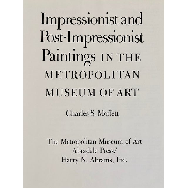 Impressionist Impressionist & Post-Impressionist Paintings - Metropolitan Museum of Art Hardcover 1991 First Edition Dust Jacket, Excellent Condition For Sale - Image 3 of 18