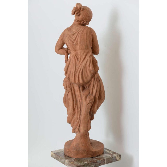 French Neoclassical Greco Roman Terracotta Garden Sculpture C 19th Century Chairish french neoclassical greco roman terracotta garden sculpture c 19th century
