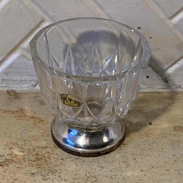 Transparent Vintage Val St. Lambert Cut Crystal Bud Vase For Sale - Image 8 of 8