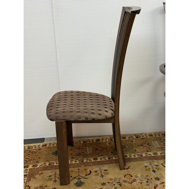 Pietro Costantini Pietro Costantini Vintage Italian Modern High-Back Dining Chairs, Set of Six For Sale - Image 4 of 12