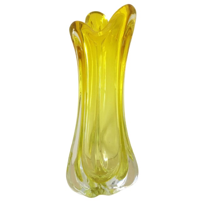 Glass Vase by Luciano Ferro for A.VE.M., 1960s For Sale - Image 11 of 11