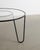 Mathieu Matégot Round French Mid-Century Bellevue Side Coffee Table in Glass and Black Metal by Mathieu Matègot, 1950s For Sale - Image 4 of 7