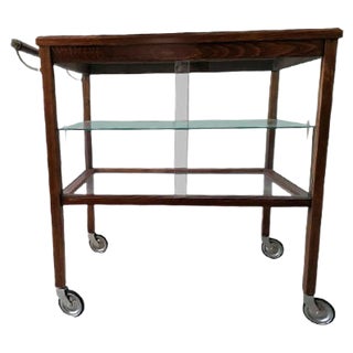Hungarian Art Deco Bar Cart, 1950s For Sale
