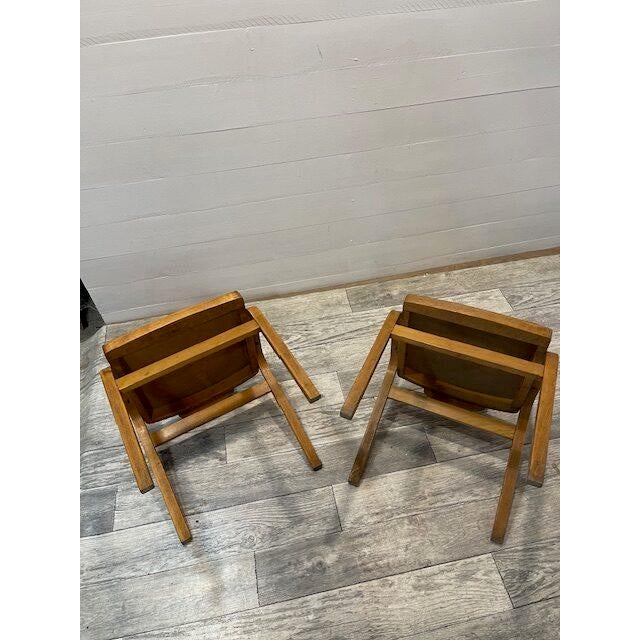 Vintage Wooden Chair from TON For Sale - Image 5 of 6