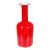 Red Glass Vase from Otto Brauer Holmegaard For Sale - Image 3 of 3