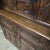 19th Century English Oak Carved Panel Jacobean 3 Door & 2 Drawer Court Cupboard With Bulbous Supports For Sale - Image 9 of 18
