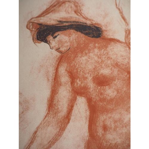 After Auguste Renoir, Nude, Shepherd and Lamb, 1955, Lithograph For Sale - Image 7 of 8
