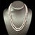 White Akoya Pearl Diamond 2-Strand Gold Necklace 7.5 mm 19.25" Certified For Sale - Image 8 of 9