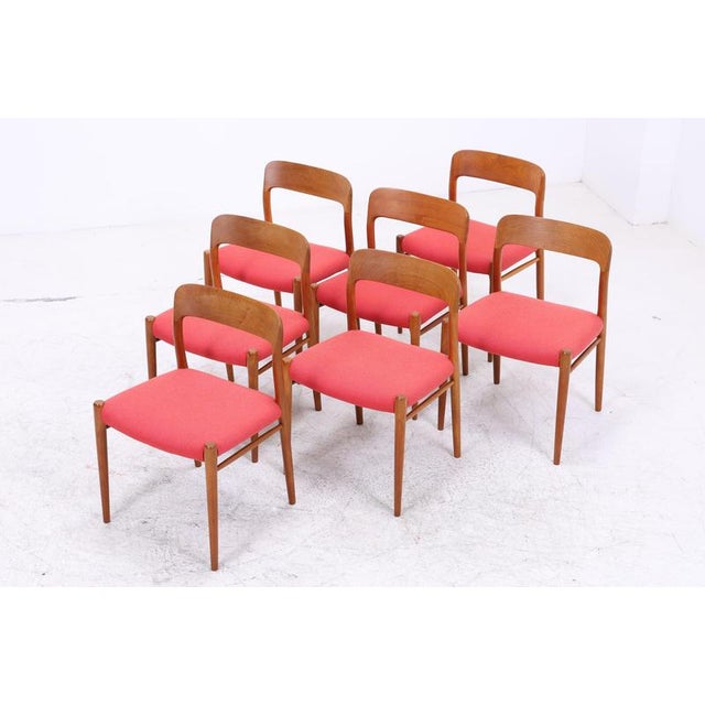 Vintage Danish Teak Model 75 Chair by Niels Otto Møller For Sale - Image 4 of 15