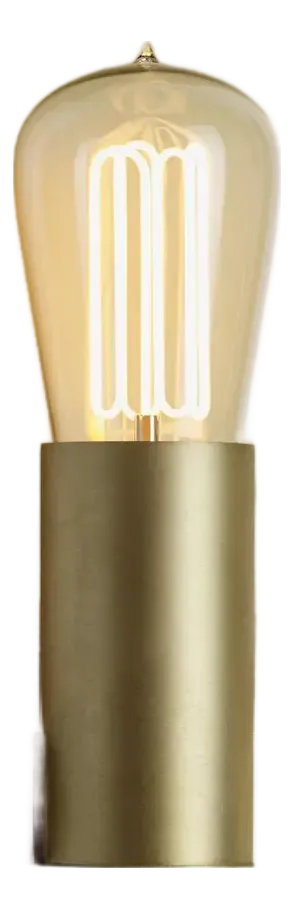 Contemporary Tekna Walcott Wall Light With Sateen Brass Finish