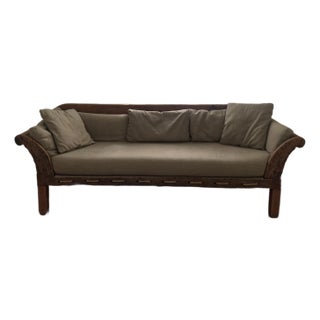 Rare Antique 19th-Century New England Rope Sofa For Sale