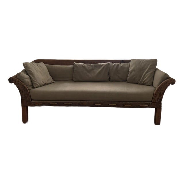 Rare Antique 19th-Century New England Rope Sofa For Sale