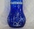 Traditional Vintage Cobalt Blue Lead Cut Crystal Decanter For Sale - Image 3 of 4