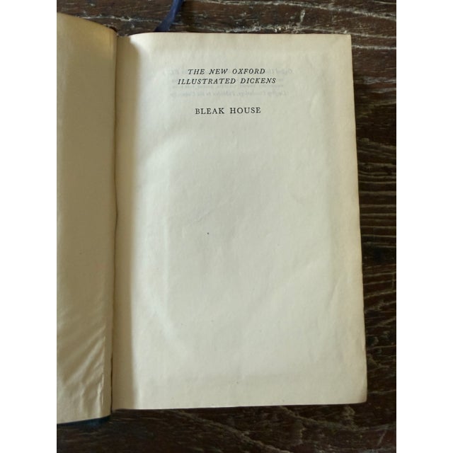 Bleak House by Charles Dickens 1948 Oxford University Press Leather Bound Illustrated Classic Novel For Sale - Image 4 of 10