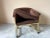 Milo Baughman for Design Institute of America Brass Desk / Club Chair With Casters For Sale - Image 10 of 12