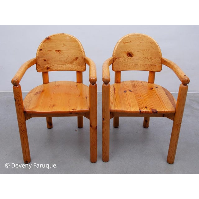 Set of Pine Armchairs attributed to Rainer Daumiller for Hirtshals, 1970s For Sale - Image 6 of 16