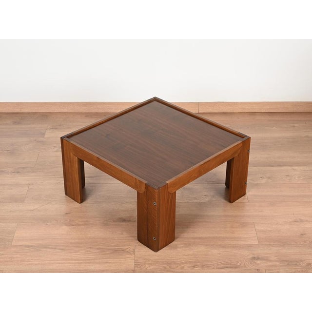 Square Coffee Table by Afra and Tobia Scarpa for Cassina, 1960s For Sale - Image 9 of 15