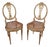 Early 20th Century Louis XVI Style Gilded Wood Chairs, Set of 2 For Sale