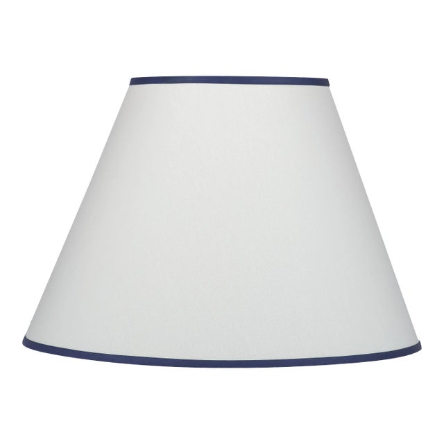 Bunny Williams Home Banda Lampshade, Blue For Sale