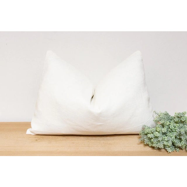 Textile Jana Antique Uzbek Suzani Linen Pillow For Sale - Image 7 of 8