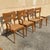 Vintage Heywood Wakefield Mid Century Modern Champagne Finish "Dog Bone" Maple Wood Dining Room Chairs - Set of 4. Set...