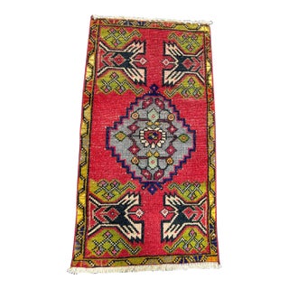Turkish Yastik Rug 1'8" x 3'1" For Sale