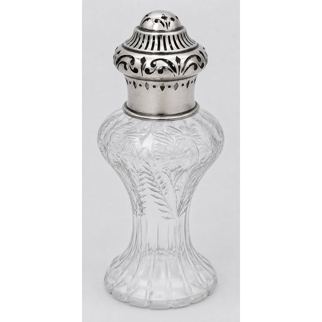 Antique American Sterling Silver and Cut Crystal Dresser Bottle, circa 1900 For Sale - Image 17 of 17