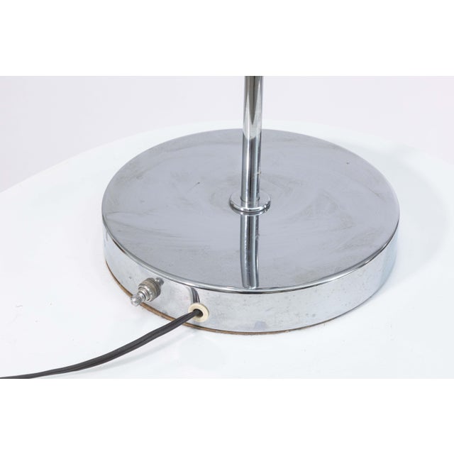 Vintage 1970s Space Age 3 Head Chrome Table Lamp For Sale - Image 4 of 7