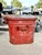 Rustic Industrial Red Lidded bin. This was designed for safely storing oily rags or other waste materials. Has working...