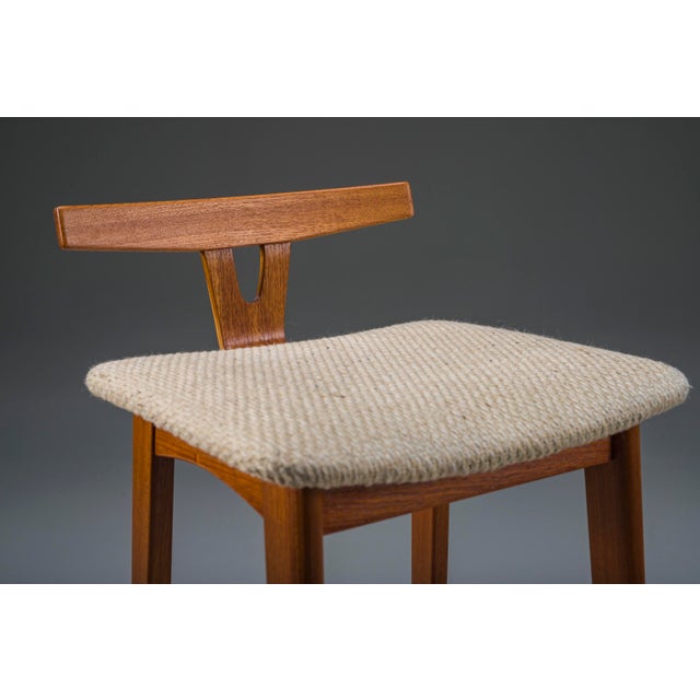 1970s Danish Modern Teak Bar Stools by Dyrlund, Denmark, 1960s, Set of 2 For Sale - Image 5 of 14