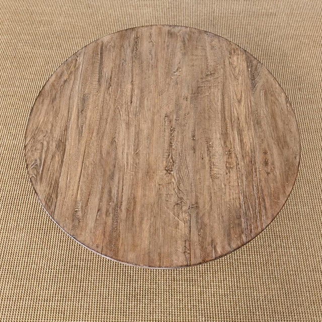 Brown Luna Coffee Table Dark Natural – 50″ For Sale - Image 8 of 15