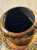 Mid 20th Century Extra Large Metal Mughal Style Black Hand-Painted Water Jug Vase, Rajasthan India For Sale - Image 4 of 12