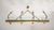 1930s Italian Art Deco Brass and Glass 8-Light Pendant For Sale In New York - Image 6 of 15