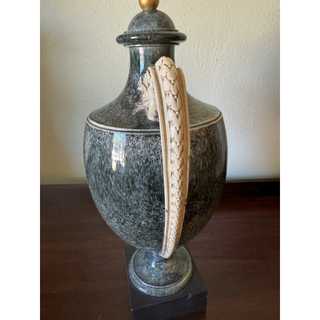 Fine and Rare Wedgwood Agate Ware Faux-Porphyry Vase. On Black Basalt Base. Circa 1775. For Sale - Image 9 of 9