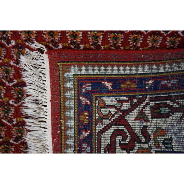Large Indian Wool Mir Rug, 1970s For Sale - Image 6 of 7