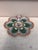 French Faience oyster signed plate Saint Clement, circa 1890. Rustic, Country style.