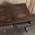 Antique Neo Gothic Carved Oak Trestle Three Drawer Writing Desk For Sale - Image 18 of 18