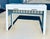 2020s Windy Blue Coastal Bamboo Console Table/Desk For Sale - Image 5 of 11