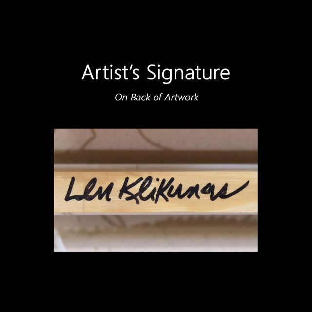 Light Fg Evrgr-0319 - Tall Narrow Contemporary Mixed Media 3d Sculpture on Canvas and Wood Structure by Len Klikunas For Sale - Image 9 of 9