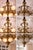 19th C French Louis XVI Gilt Bronze Milk Glass Chandelier For Sale - Image 9 of 16