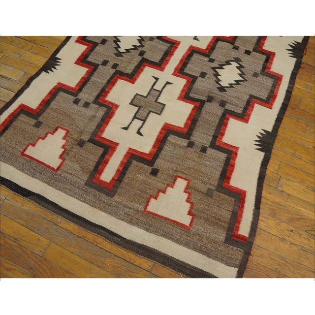 American Early 20th Century American Navajo Carpet For Sale - Image 3 of 12