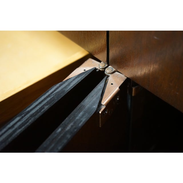 1960s Lovely Curved Mid-Century Buffet Attributed to Dunbar and Edward Wormley For Sale - Image 15 of 16