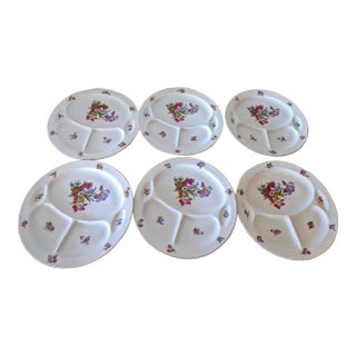 Early 20th Century Dresden Porcelain Plates by Pirkenhammer - Set of 6 For Sale