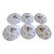 Early 20th Century Dresden Porcelain Plates by Pirkenhammer - Set of 6 For Sale