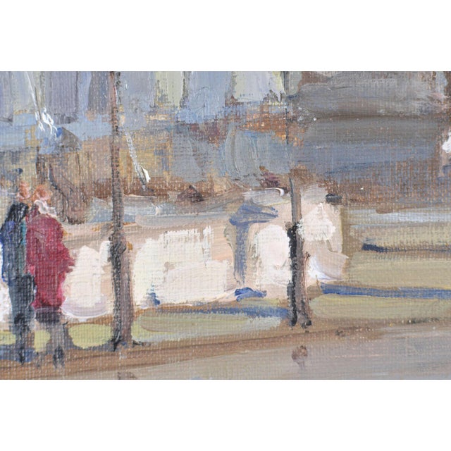 Constantine Kluge, Palace de la Concorde, Paris, 1950, Oil on Canvas For Sale - Image 9 of 10
