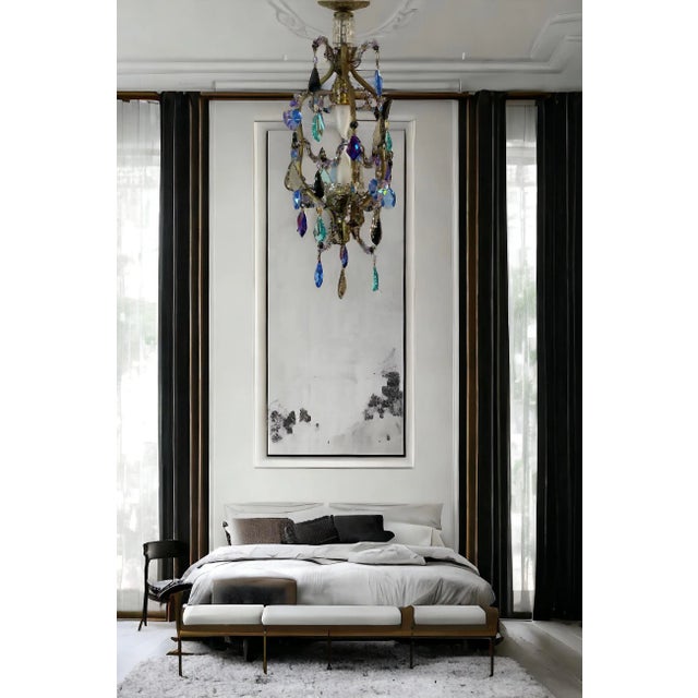 Karen Curtis’ Multi-Colored Strass Swarovski Crystal French Petite Birdcage Chandelier For Sale - Image 4 of 12