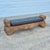 Mid-Century William Westenhaver for Witco Attributed Tiki Polynesian Black Faux Leather & Carved Bench For Sale - Image 10 of 10