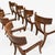 Vintage Klismos Style Solid Walnut Dining Chairs White Boucle- Set of 10 For Sale - Image 4 of 4